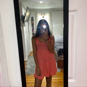 Bethany Mota Pink Babydoll Dress